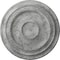 Ekena Millwork Traditional Ceiling Medallion (Canopies up to 5 1/2"), 24 3/8"OD x 1 1/2"P, Ultra Pure White Crackle CM24TRUWC - alternate 1